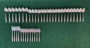 Oneida Community - Twin Star Pattern - Stainless Flatware Mixed Lot 39 Pieces - Picture 1 of 16