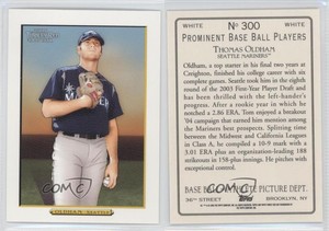 2005 Topps Turkey Red White Thomas Oldham #300 Rookie RC