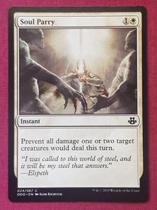 Magic The Gathering DUEL DECKS ELSPETH VS KIORA SOUL PARRY white card MTG - Imagen 1 de 2