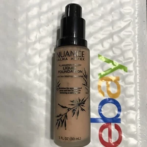 NUANCE Salma Hayek Flawless Finish Liquid Foundation 282 MEDIUM COOL (no cap) un - Picture 1 of 3