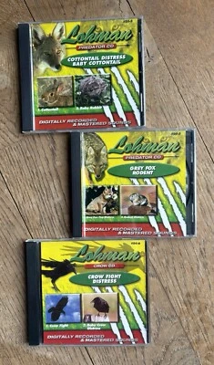 Set of 3 Lohman predator call CDs - Image 1 of 4