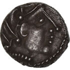 [#1068414] Coin, Lemovici, Drachme au cheval et tête, 80-60 BC, Limoges, AU