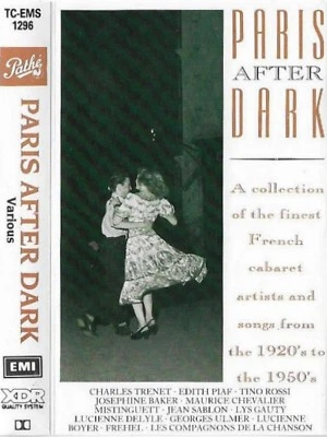  Various ‎Paris After Dark CASSETTE ALBUM POP Chanson Edith Piaf Chevalier  - Image 1 of 4