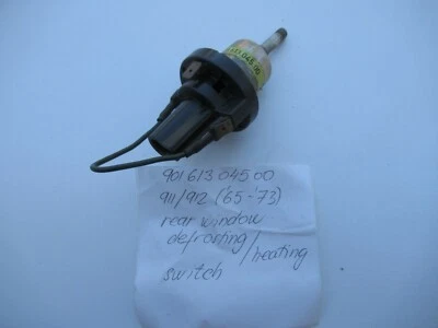 Porsche 911/912 ('65- '73) Posteriore Finestrino Sbrinatore Switch / No Manopola - Immagine 1 di 4