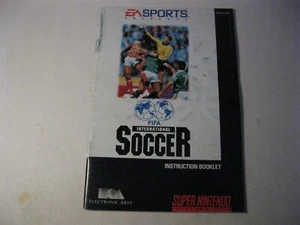 FIFA Intrnational Soccer Super Nintendo SNES instruction manual only  - Picture 1 of 2