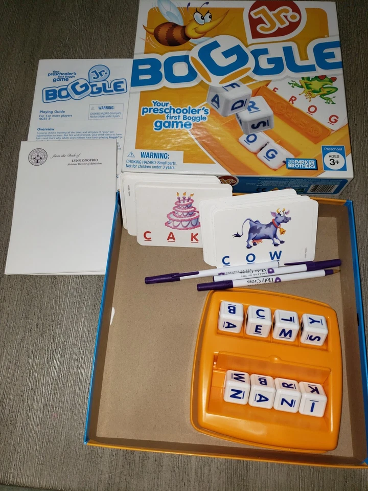junior BOGGLE GAME PRESCHOOLERS FIRST COMPLETE fun education play! - Image 1 of 1