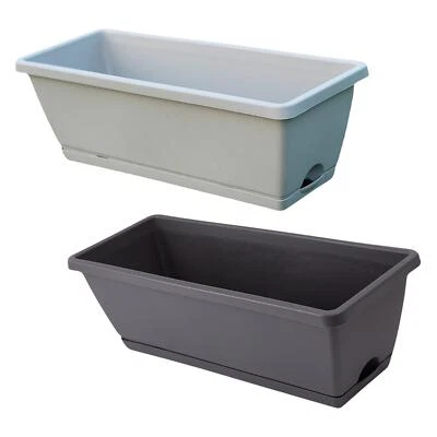 Window Box Planter Vegetables Growing Container for Home Windowsill Garden - Image 1 of 2