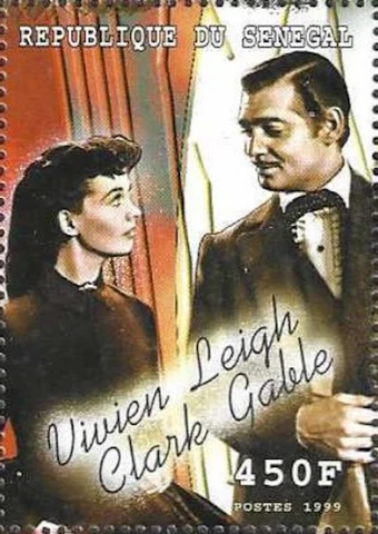 Senegal #YT1603 MNH 1999 Vivien Leigh and Clark Gable [1425d] Cover