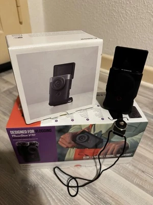 Canon PowerShot V10 Vlogging Starter Kit Kompaktkamera - Digitalkamera 4K - Bild 1 von 4