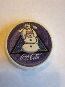 Set of 4 Vintage Coca-Cola Cap Refrigerator Magnets--1.75" Diameter Each - Picture 1 of 2