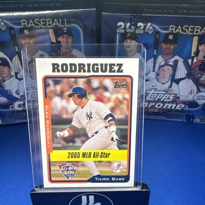 2005 Topps Updates & Highlights - All-Star Alex Rodriguez #UH176 - Image 1 of 2