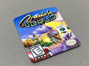 Etiqueta de repuesto Cruis'n World (N64 Nintendo) - Imagen 1 de 1