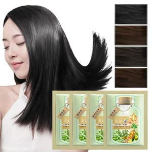 2024 Haarfärbecreme pflanzliche Haarfärbecreme Haarshampoo Farbe 30ml B3Y1 - Bild 1 von 14