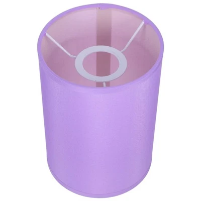  Drum Fabric Lampshade: 5.5x5.5x8" Tall Drum Lamp Shade for Bedside & Floor - Image 1 of 4