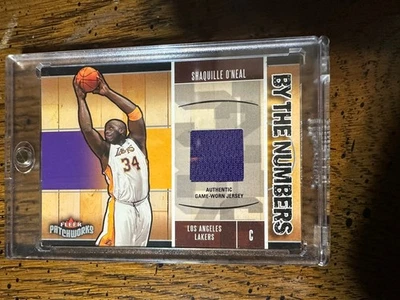 Camiseta Fleer Patchworks By the Numbers 2003-04 Shaquille O'Neal #BTN/SON HOF Foto 1 de 2
