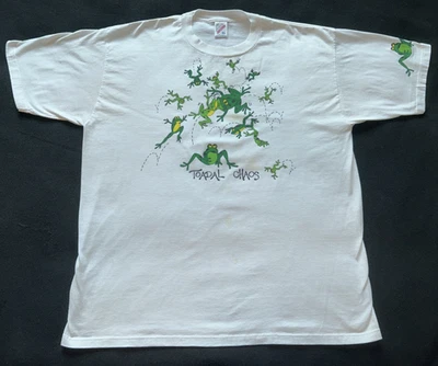 Camiseta De Colección Jerzees Toadal Chaos Frogs Doble Cara Talla XL Hecha en EE. UU. Foto 1 de 4