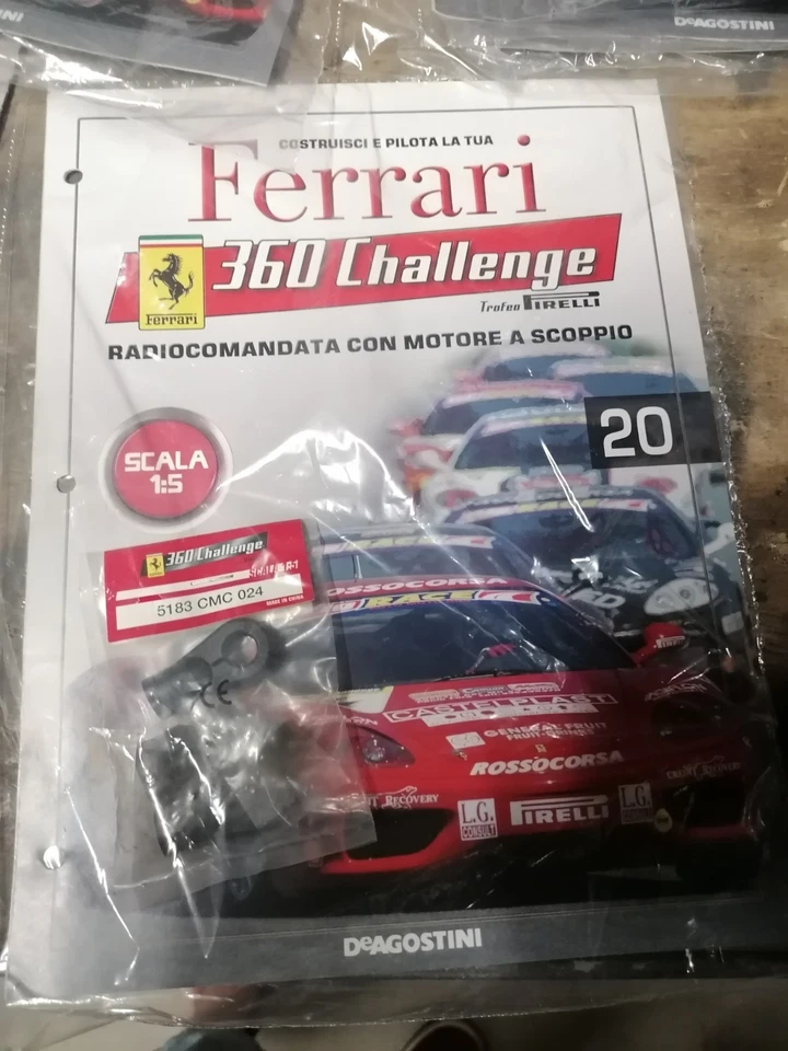 Ferrari 360 Challenge scala 1:5 Deagostini Uscita N 20 - Immagine 1 di 1