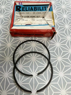YAMAHA YZ250 83-87 PROX Piston Rings	02.2304.100	69.00mm NEW OLD STOCK NOS — 第 1/3 张图片