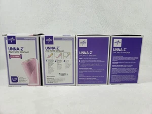 4 Medline Calamine UNNA-Z Stretch Zinc Paste Bandage 4" x 10 yds expires 2029 - Picture 1 of 9