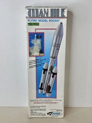 Kit de cohete modelo volador Estes Titan III E #2019 escala 1:73 SELLADO NUEVO Foto 1 de 4