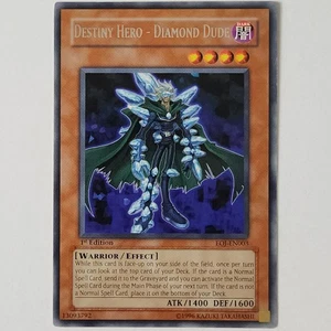 Destiny Hero - Diamond Dude - EOJ-EN003 - NM/VLP - Rare - 1st ed - Yugioh - Picture 1 of 2