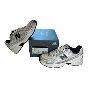 NIB Youth Big Kids New Balance 740 Sneakers Sz 5 Women’s 6.5 White Silver Black - Bild 1 von 4