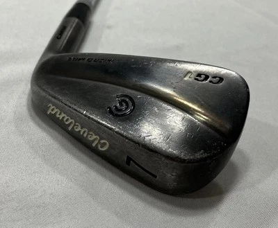 Tour Issue Cleveland Black Pearl Cg1 Micro Mill 7 Iron Dynamic Gold Stiff Steel - Image 1 of 4