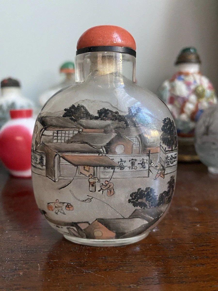 中国内画鼻烟壶| eBay