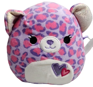 NWT Squishmallows 5” ROSSI the Cheetah RARE 2023 Valentines leopard Squishmallow - Picture 1 of 10