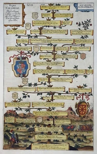 SPANIEN HERRSCHER ZU KASTILIEN NAVARRA ALBIZZI CHRISTIANORUM REGES NAVARRAE 1612 - Picture 1 of 1