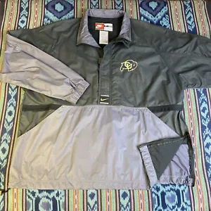 Giacca cappotto giacca a vento vintage Nike Team Sports Colorado Buffaloes taglia XL - Foto 1 di 9