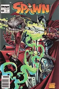 Spawn #15 Newsstand Cover Image Comics - Picture 1 of 1
