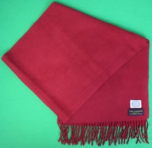 The Andover Shop Kaschmirschal Burgunderrot - Bild 1 von 3