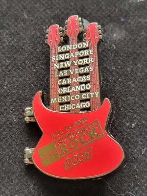 Hard Rock Cafe®pin "All is One, Ambassador of Rock  2007" Very Rare    HR0058 - Image 1 of 4