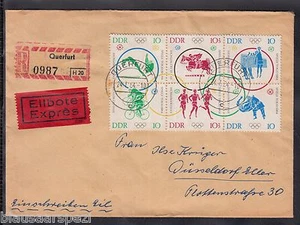 Alemania RDA gran carta inscrita 1964 ZD Olympiade Tokio entre otros - Imagen 1 de 2