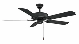 Fanimation BP200BL1 Aire Decor Energy Star 52-inch Ceiling Fan, Black - Picture 1 of 1