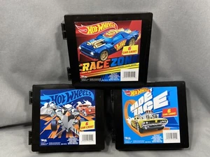 Hot Wheels 6 Car Travel Storage Case - 3 Piece Set NEW - Picture 1 of 4