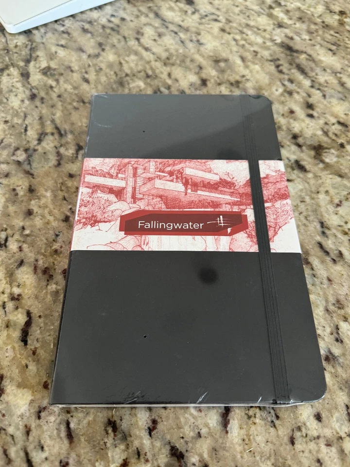 OUT OF PRINT RARE Fallingwater Moleskine Frank Lloyd Wright notebook sketchbook - Image 1 of 2
