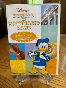 DISNEY'S DONALD IN MATHMAGIC LAND ENHANCED CLASSROOM EDITION DVD GRADES 4-12 - Imagen 1 de 4