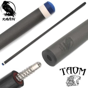 RAVEN Carbon Fiber Pool Cue - Shaft Only (12.4mm, 29") Radial, TAOM Fusion tip - Picture 1 of 7