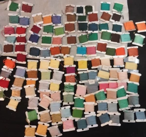Lot of DMC Cotton Floss 900/700/ misc (on cards) Needlepoint/Cross-stitch - Picture 1 of 1