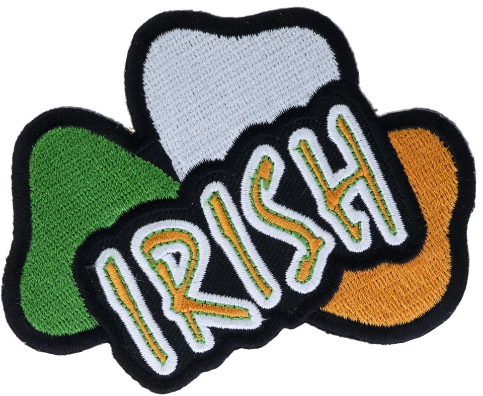 Parche bordado trébol colores bandera irlandesa Irlanda IV2609 F1D7O Foto 1 de 1