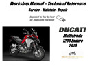Workshop Manual USB Ducati Multistrad 1200 Enduro 2016