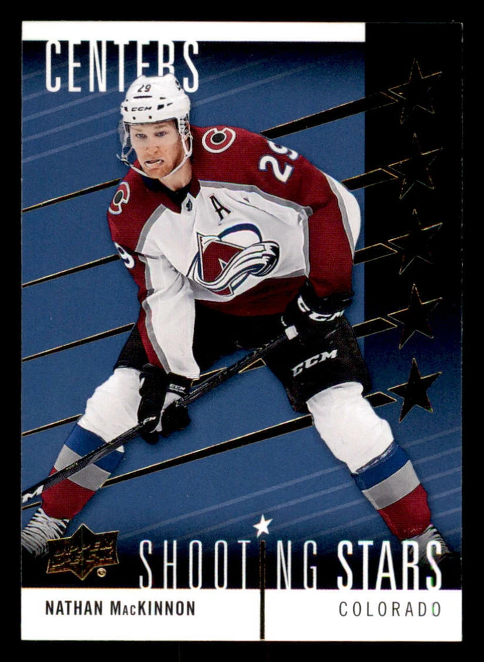 2019-20 Upper Deck Shooting Stars Centers #SSC5 Nathan MacKinnon (ref 233240) - Image 1 of 2
