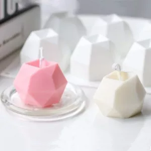 Molds Candle Silicone Geometric Shape Soap Crayon Wax Melt Hives Making Supplies - Picture 1 of 14