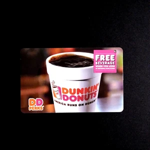 Dunkin Donuts Perks Cup of Coffee NEW COLLECTIBLE 2016 GIFT CARD $0 #6134 - Picture 1 of 1