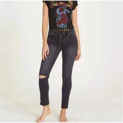 Jeans Billabong desgastados grises talla 29 Foto 1 de 4