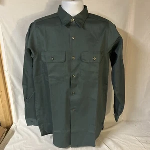 Camisa de Trabajo Big Yank Para Hombres De Colección Nueva Sin Etiquetas Nos 14.5 EE. UU. Hecha en Unión Celanese Fortrel FS! - Imagen 1 de 8