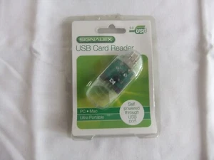 Signalex USB 2 Card Reader PC/MAC Clear - Picture 1 of 4