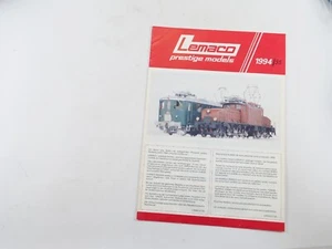 LEMACO catalogue 1994-1995 locomotive train HO 10 pages - Imagen 1 de 5